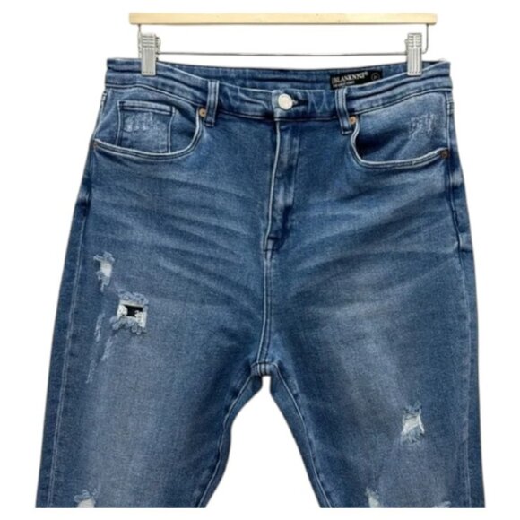 Blank NYC The Great Jones blue high rise skinny jeans size 31 - Picture 2 of 4